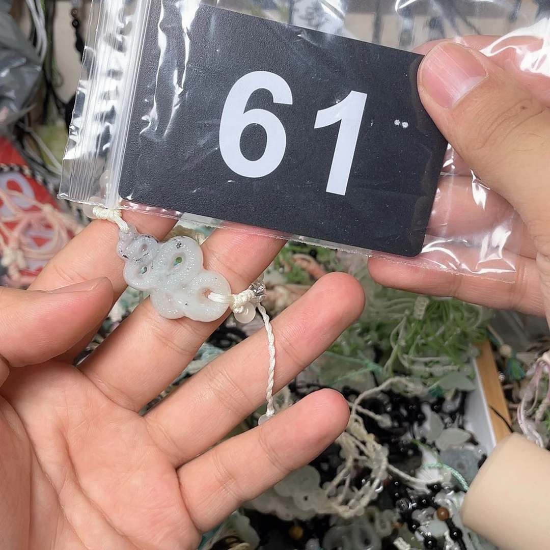 蛇纹石玉手链合金柿**意