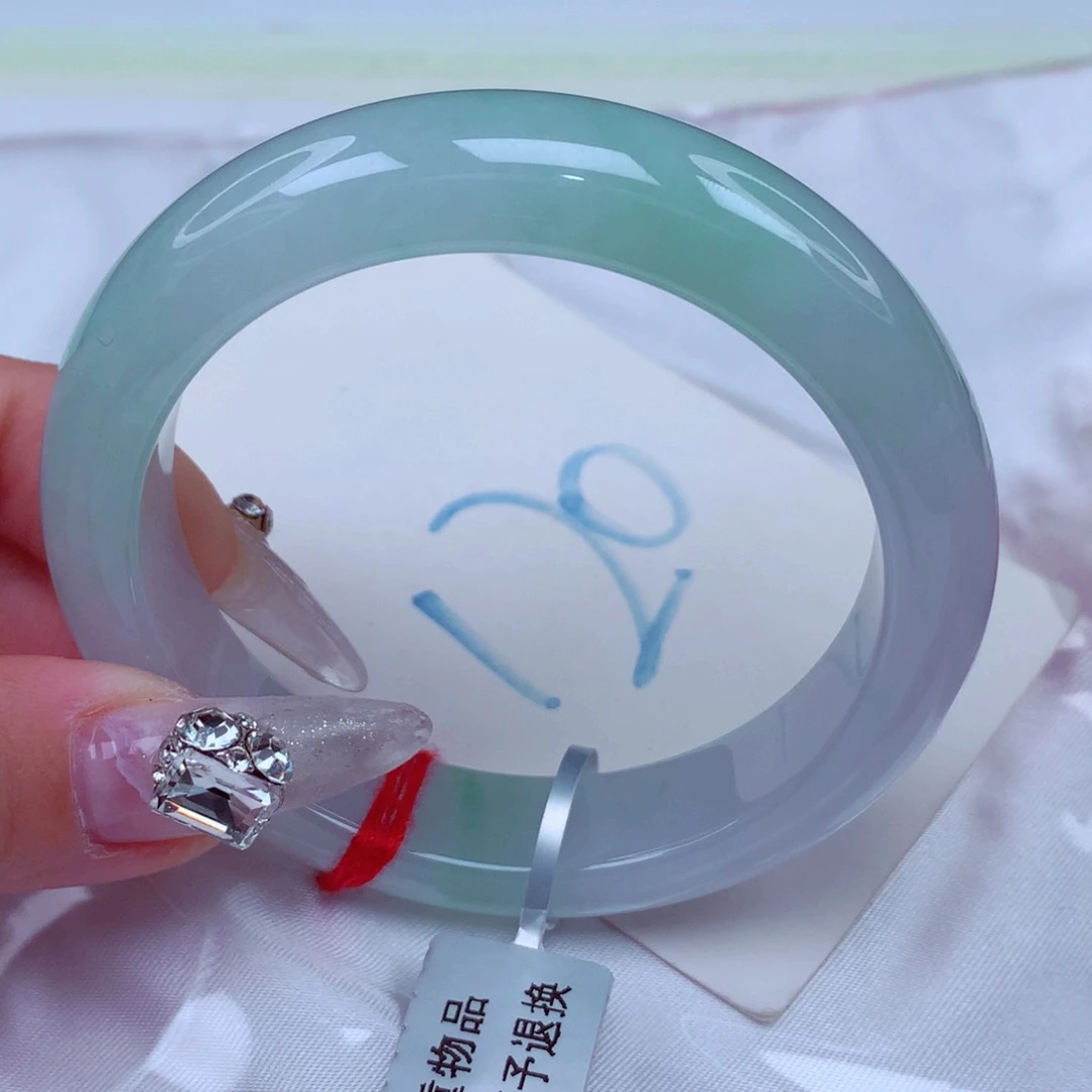 翡翠手镯未镶嵌天然缅甸翡翠A货手镯