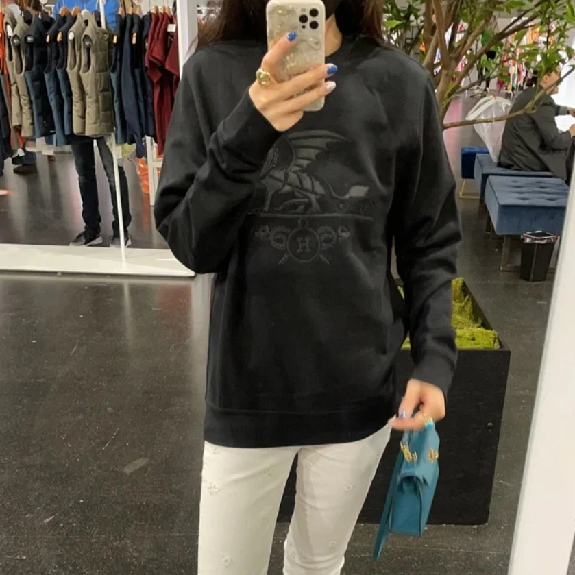 99新 Hermes/爱马仕 套头卫衣/L码/Xspa5760