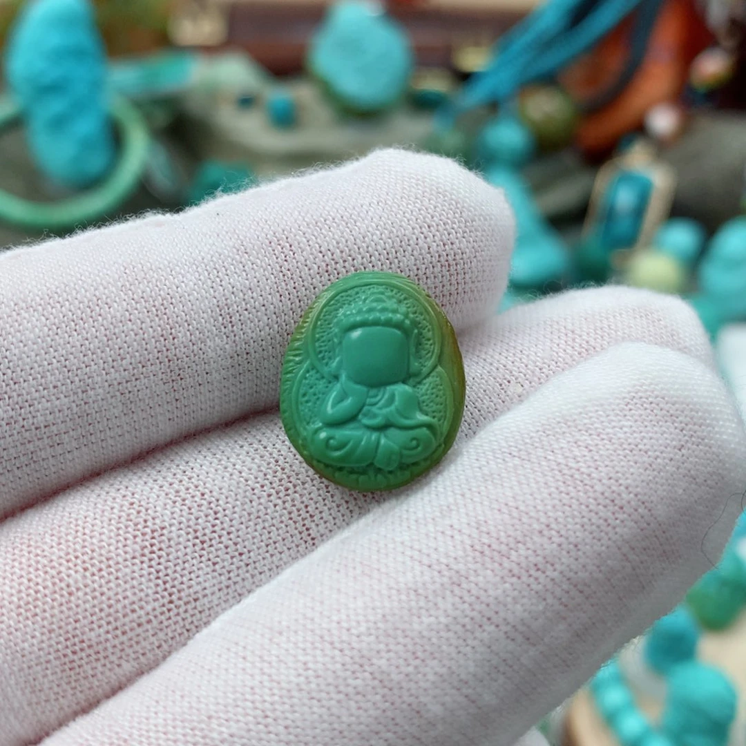 绿松石珠宝奇石未镶嵌