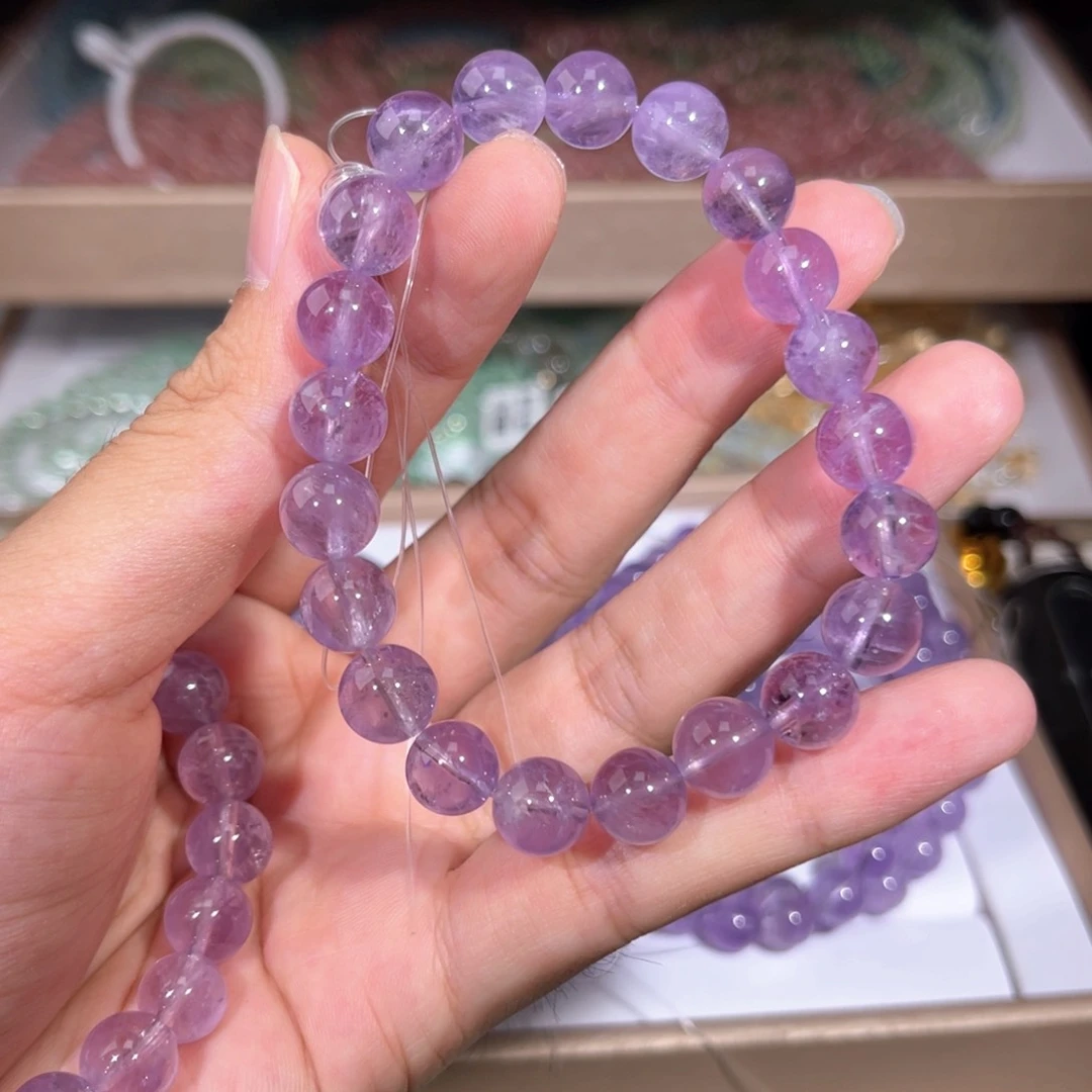 水晶手链未镶嵌紫水晶012