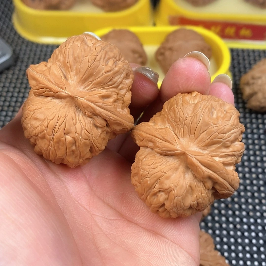 文玩核桃把件43➕平古元宝全品50.2克