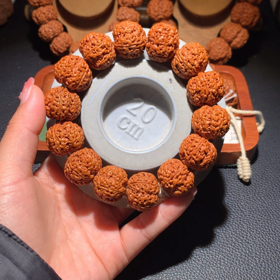 手串金刚菩提21尺寸蜂王定制