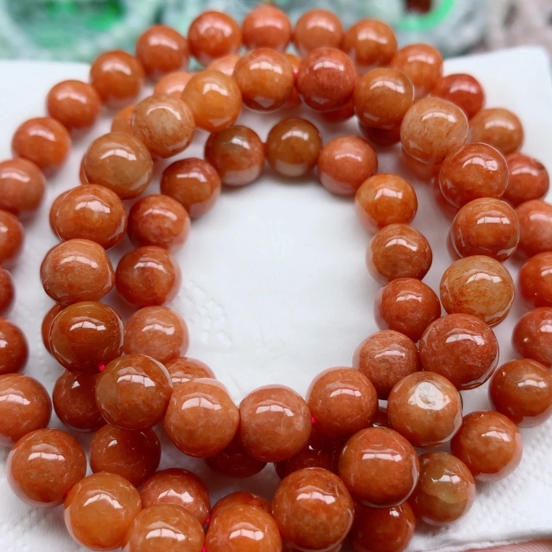 翡翠未镶嵌项链珠子1