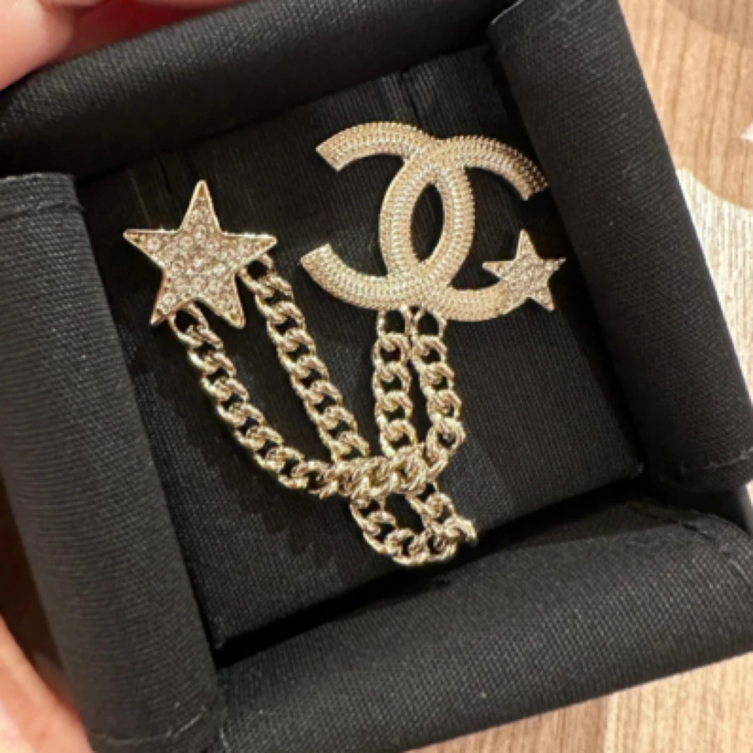 95新 Chanel/香奈儿 坤球奢选香奈儿24b胸针