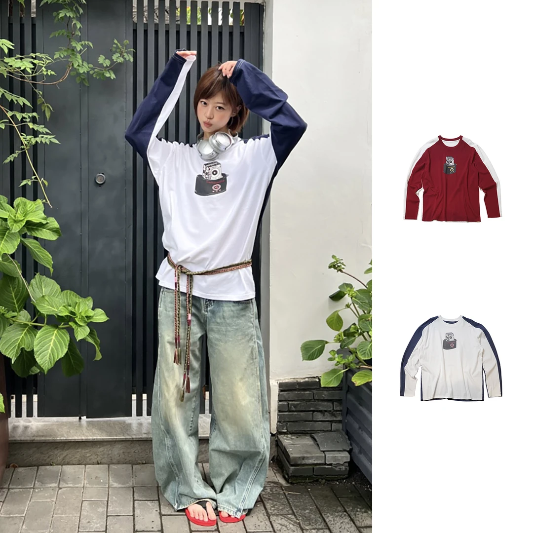 manzanilla设计师品牌 撞色吐司机印花T恤 DSC买手店 DY5M32080