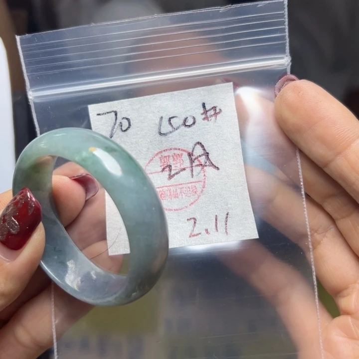 定制翡翠未镶嵌凤**丽戒