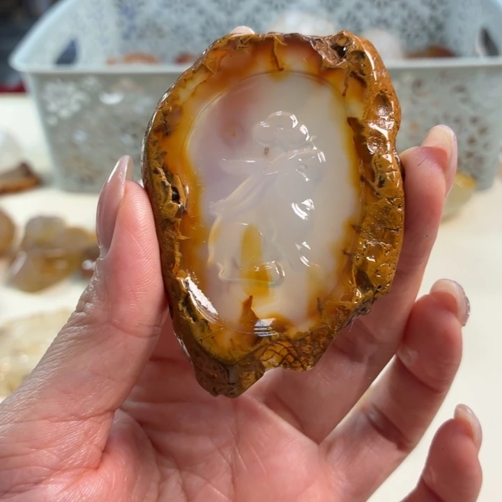 玛瑙/玉髓吊坠(不含链)未镶嵌