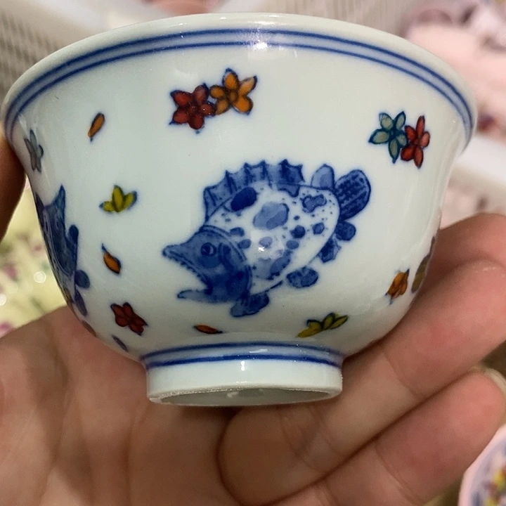 摆件景德镇陶瓷主人杯13455