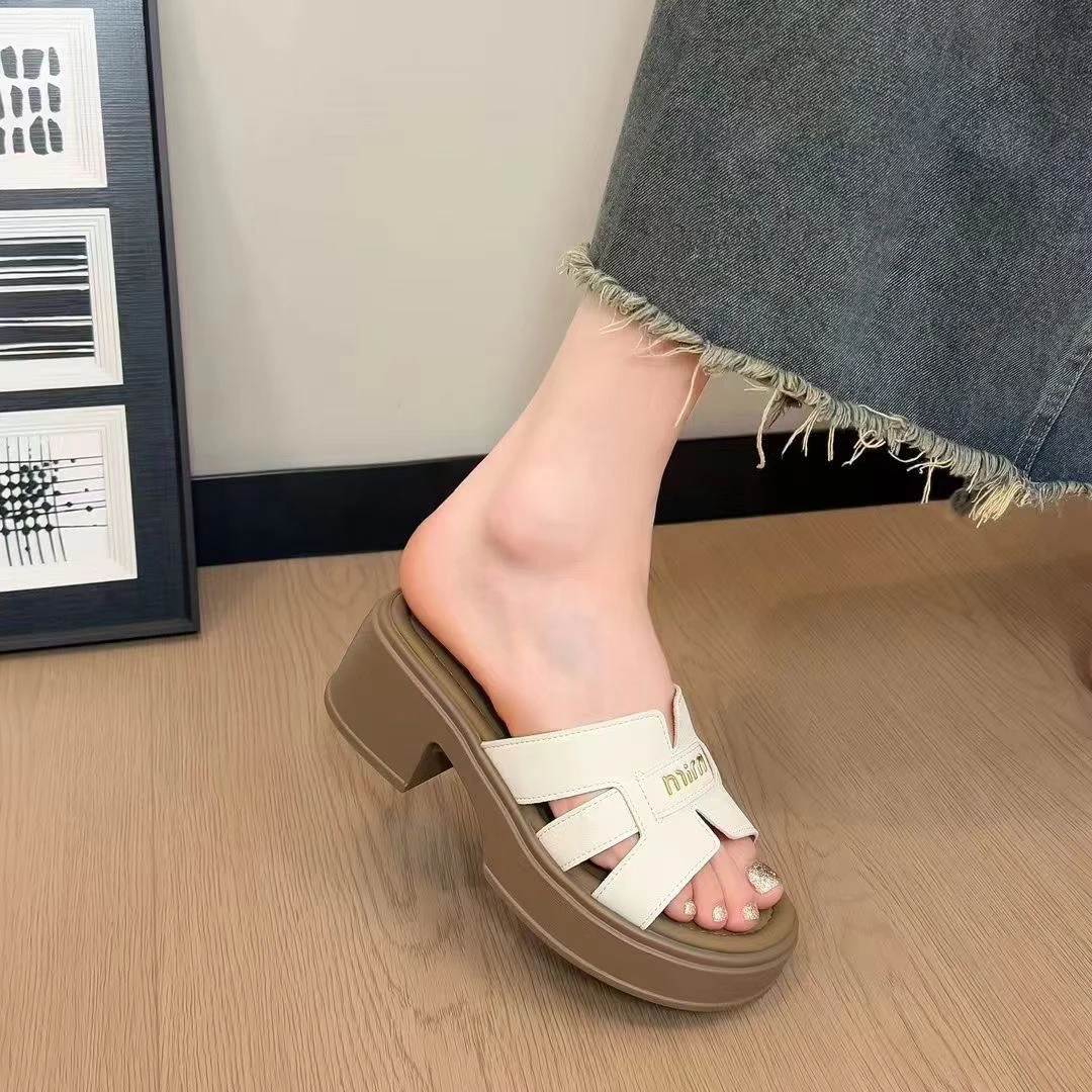 夏凉拖厚底时尚百搭