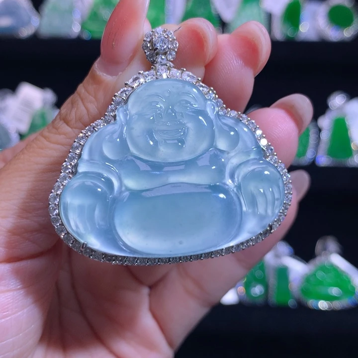 【闪购商品】颈饰银S925镶嵌翡翠