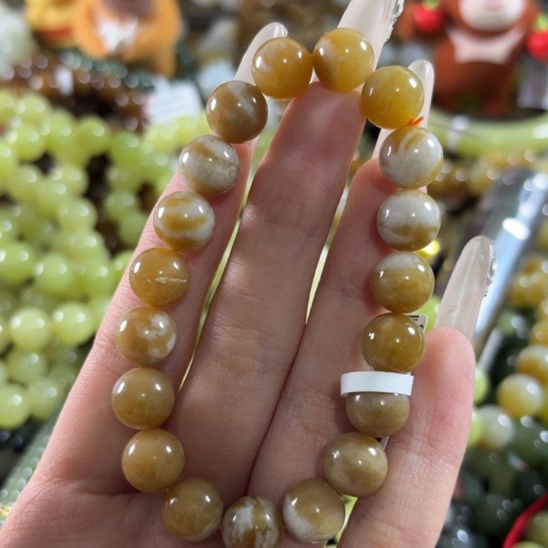 和田玉未镶嵌手链63