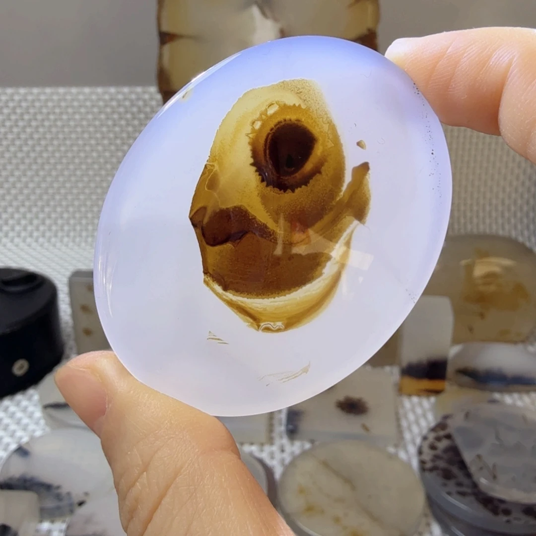 玛瑙/玉髓未镶嵌吊坠(不含链)35