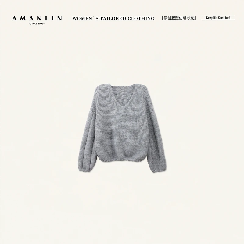 AMANLIN/阿谩琳琥珀流光上衣Y602132