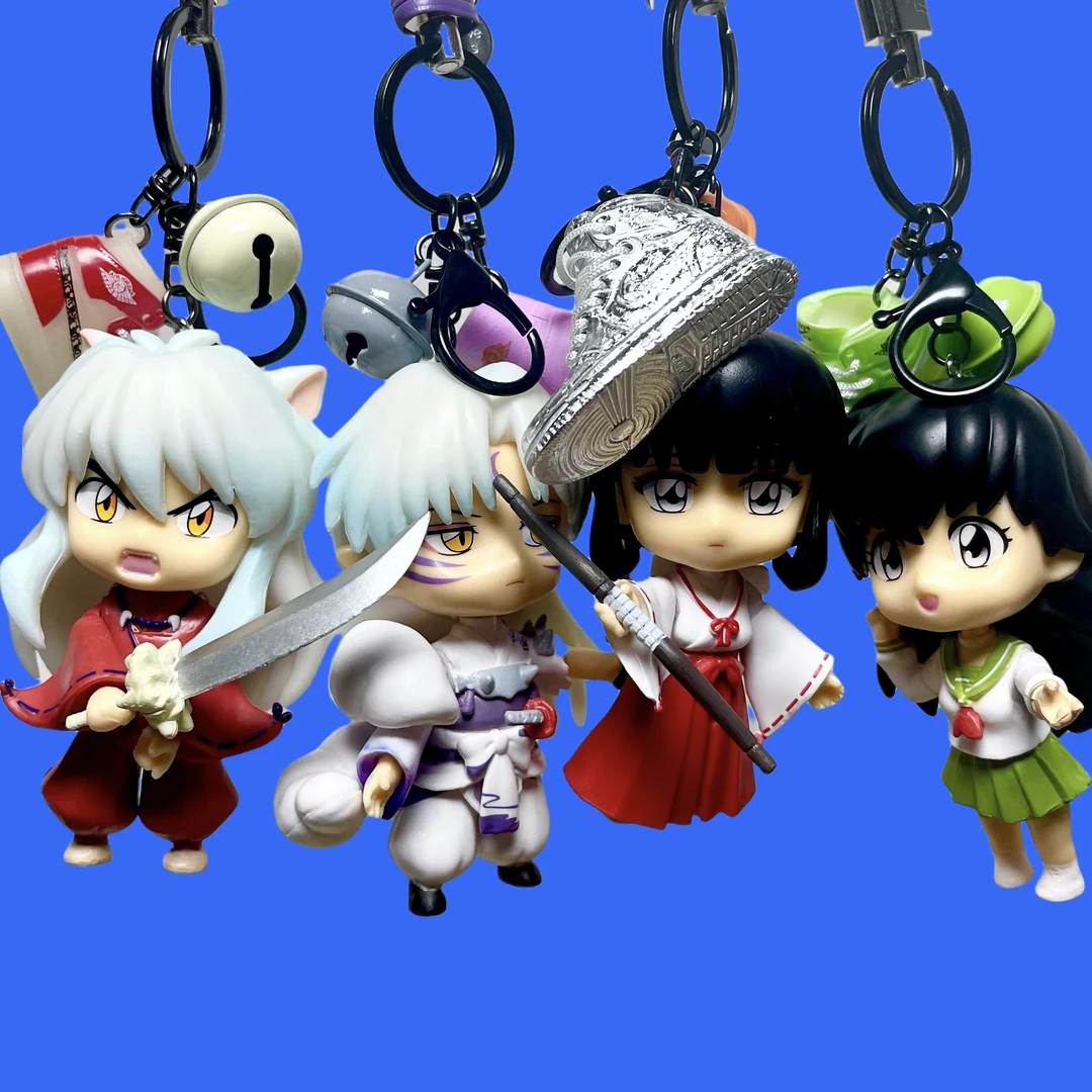 【一组两套】卡通动漫手办款鞋模潮玩钥匙扣