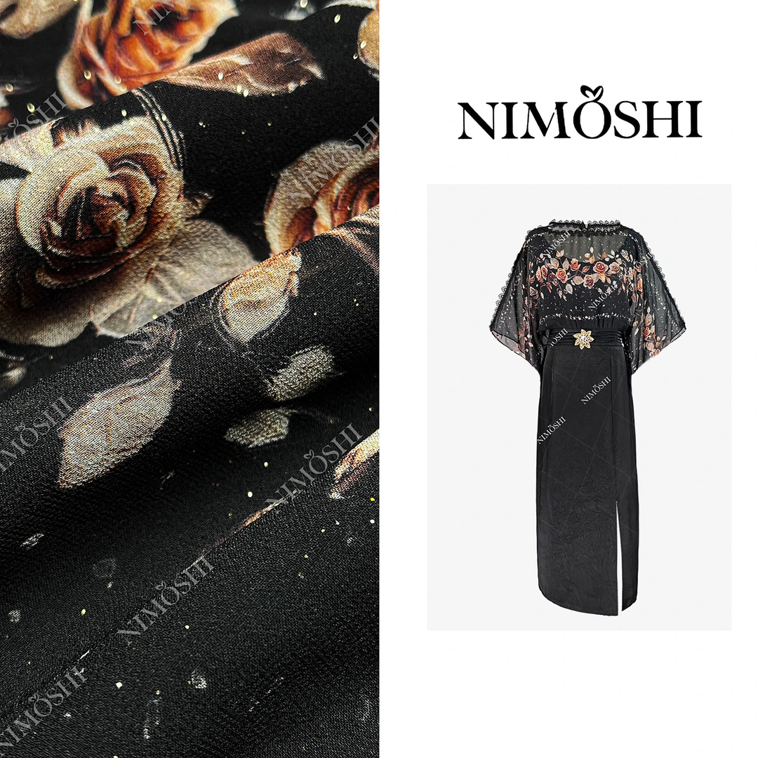 Dan总夏季新款法式轻奢网纱蕾丝拼接设计减龄连衣裙Q1869