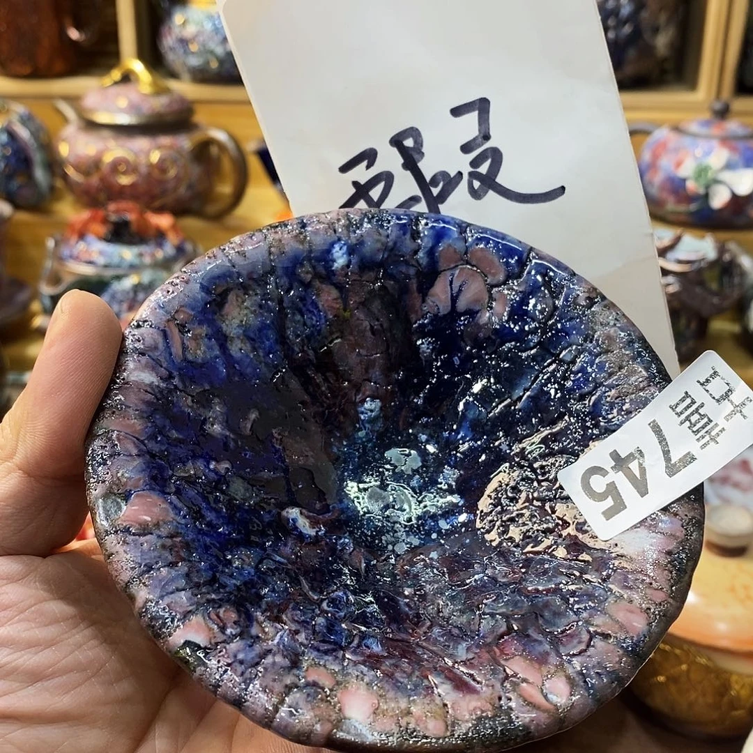 粗陶志野柴烧茶器