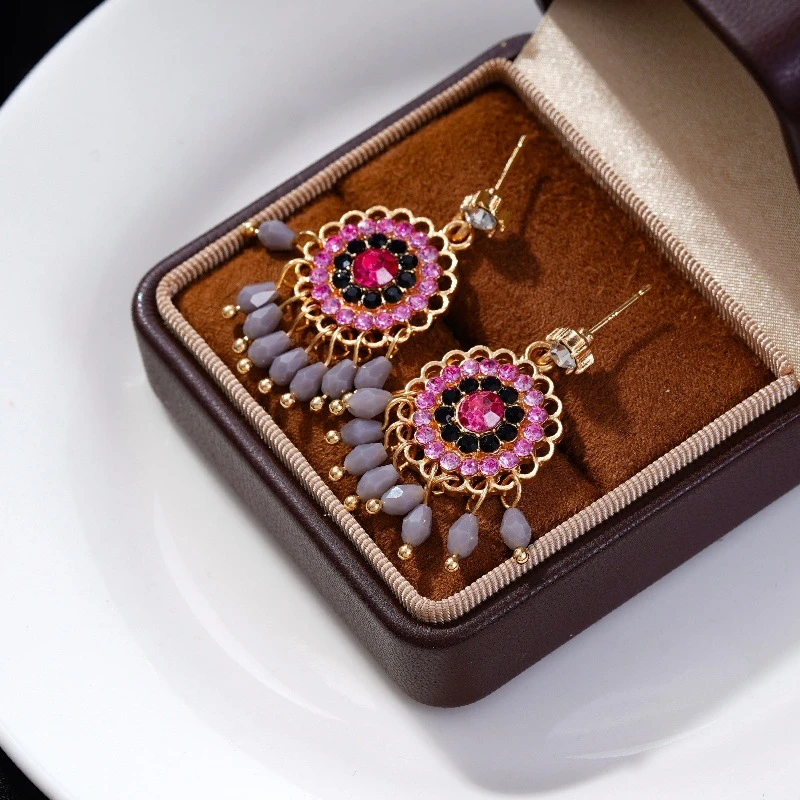 耳饰 民族风复古小众设计感独特耳环2025新款爆款N2340