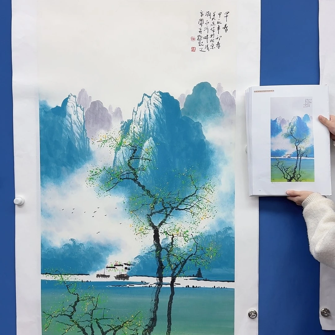 国画多次参加国内外书画