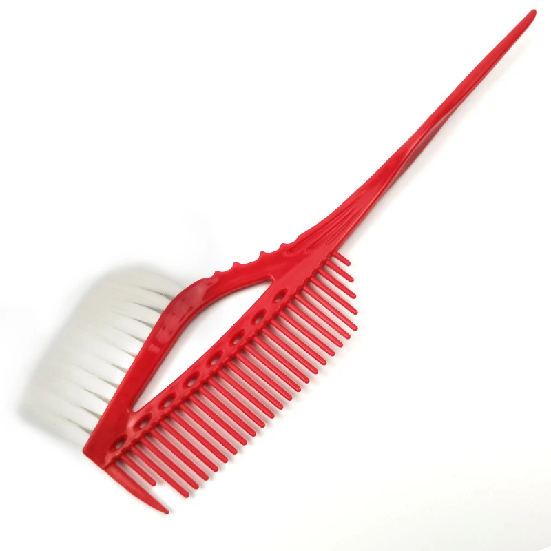 拍一发十美发工具焗油梳子发廊染发软毛染色双面刷美发专用染发梳