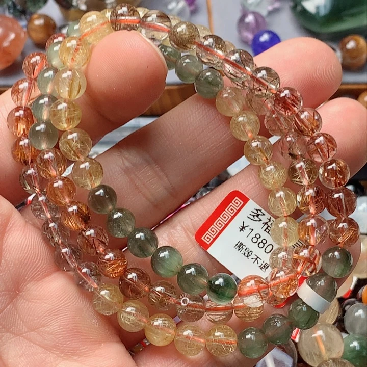 水晶手串未镶嵌天然
