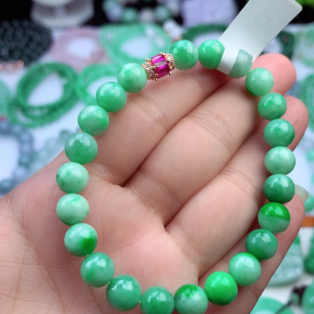 未镶嵌手链翡翠手串