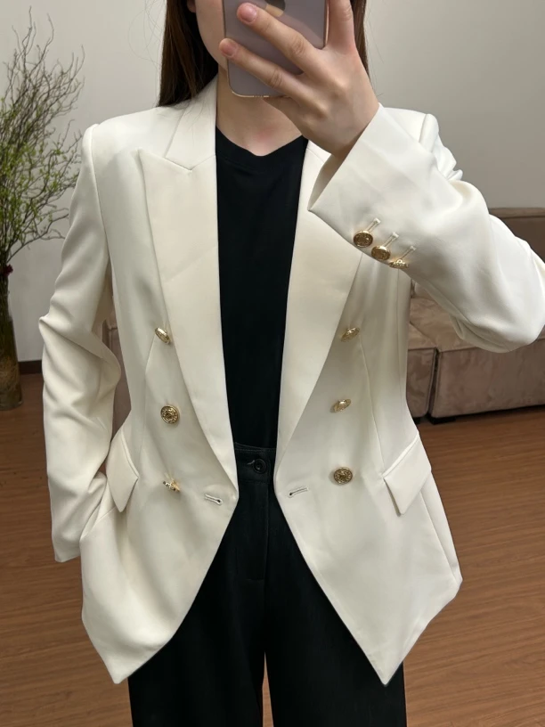 《楠楠优选》高定收腰西服-A1045