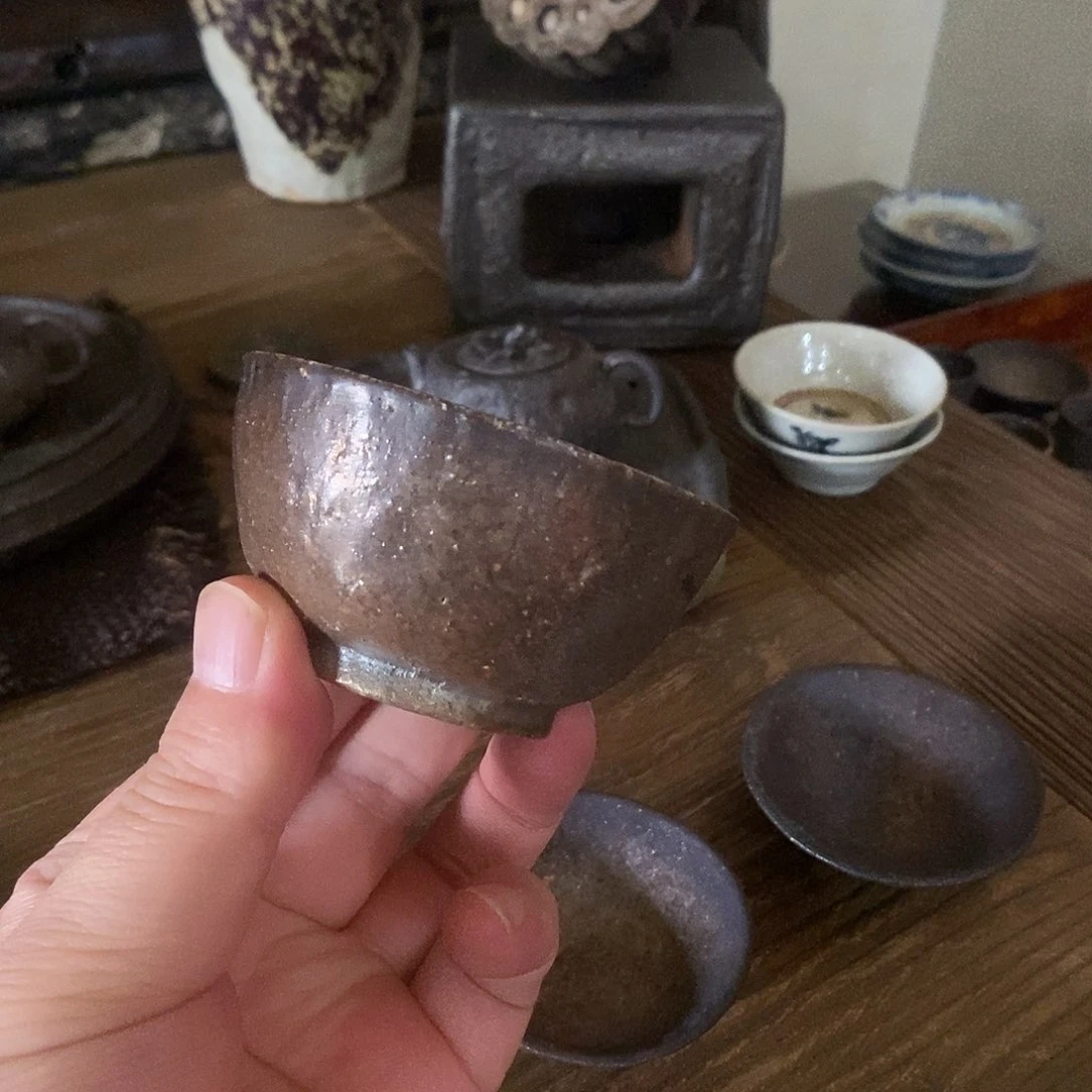 杯j***g手工制作柴烧茶具
