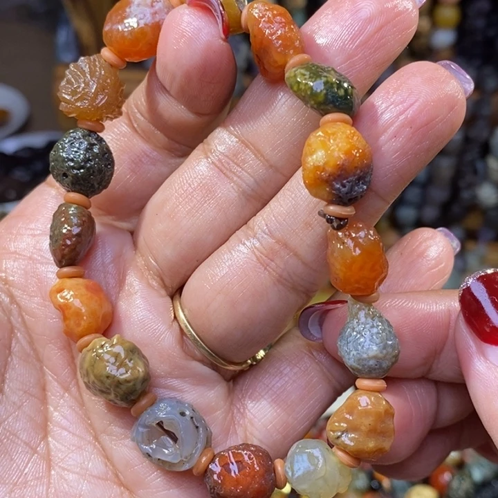 玛瑙/玉髓珠宝半成品未镶嵌