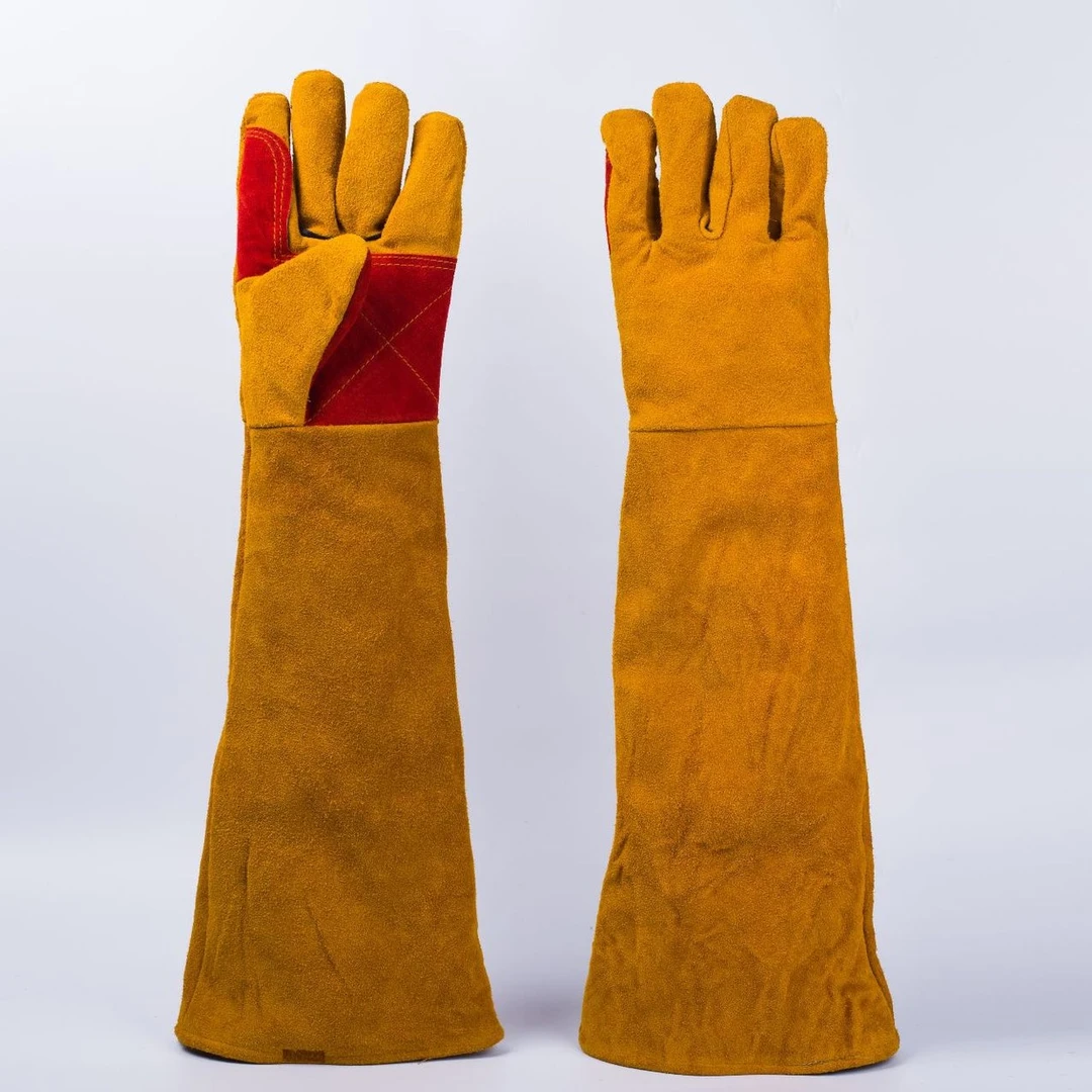 防咬手套防狗咬猫抓训狗训犬宠物防抓咬抱猫狗狗训练牛皮防护户外