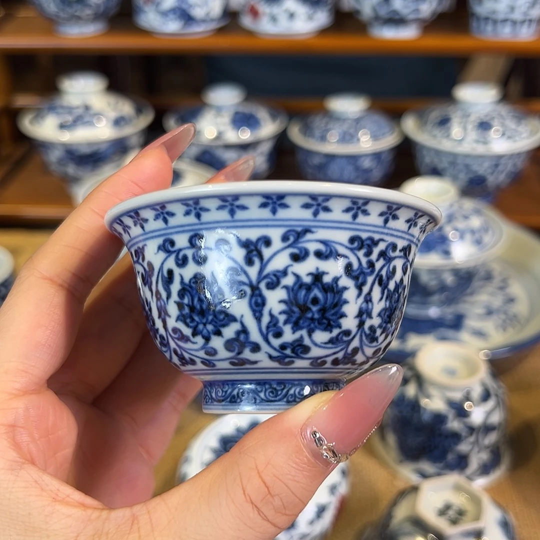 青成弘器柴窑压手杯