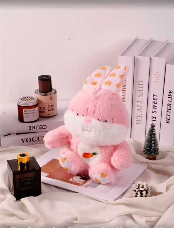 【果盟】会呼吸的粉红兔兔睡伴治愈可爱ins少女心送女友礼物饰品