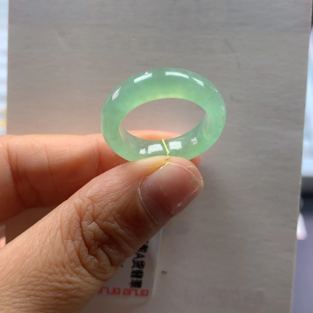 翡翠未镶嵌戒指14号