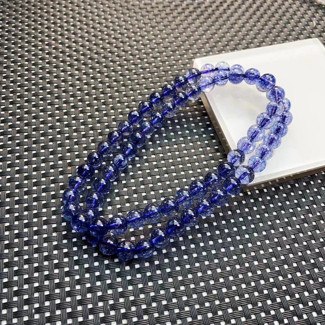 [小石]A1420蓝悠多圈8M项链