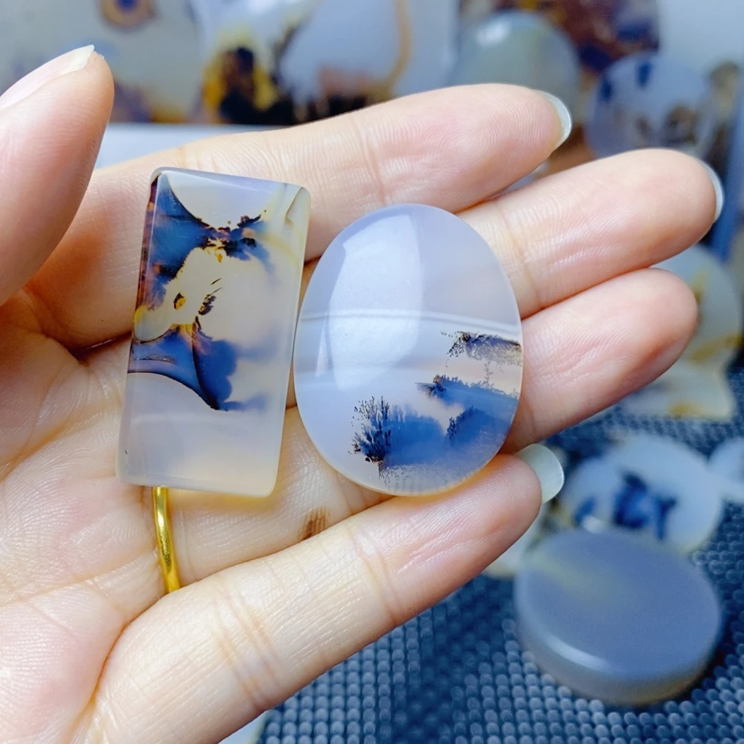 风***歌玛瑙/玉髓未镶嵌珠宝奇石