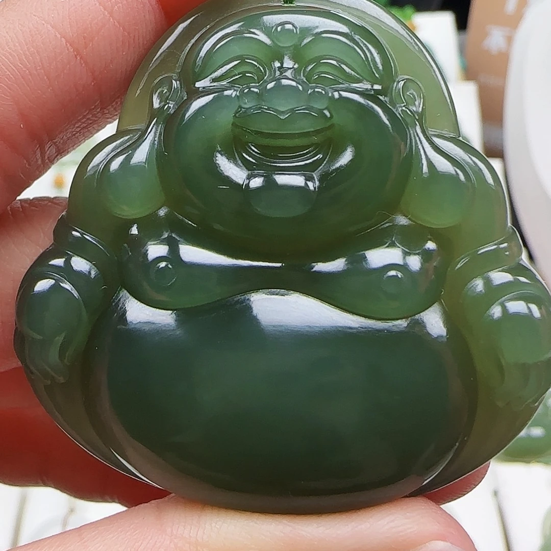 和田玉未镶嵌颈饰48