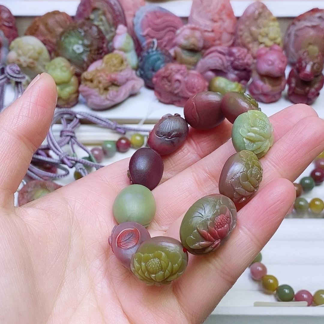 玛瑙/玉髓盐源玛瑙手链未镶嵌