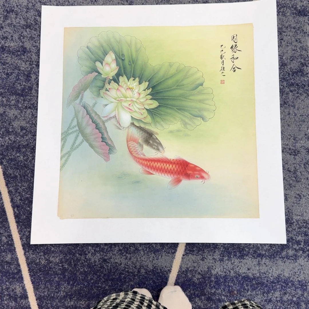 国画国画作品山水花鸟