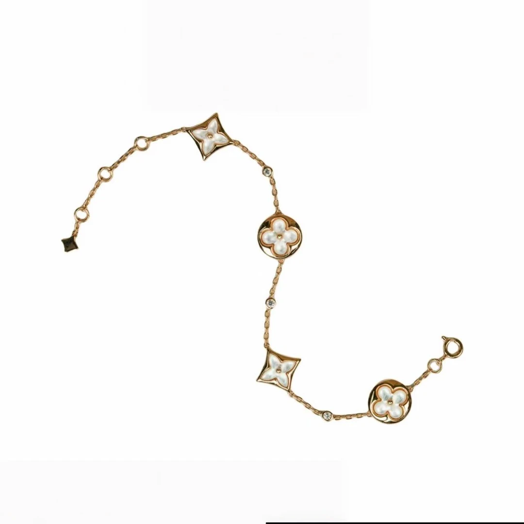 合金贝壳手链 合金手链 老花手链（Ｖ金店铺）