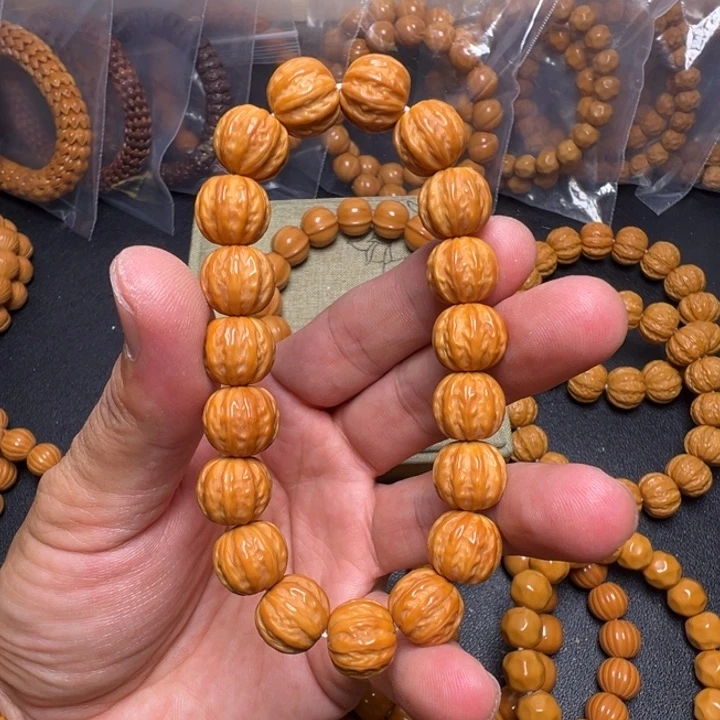 猴头核桃手串小八棱12