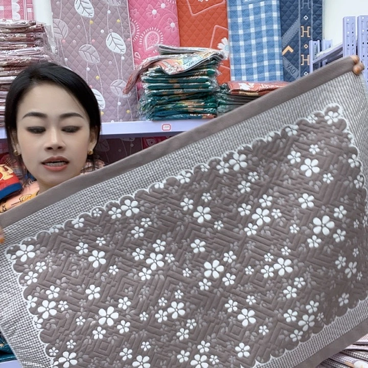 棉咖色雪花纯棉面料