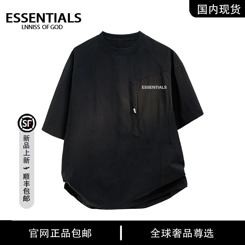 【品牌现货撤柜】ESSENTIALS LNNISS夏季男时尚休闲宽松潮流短袖t恤