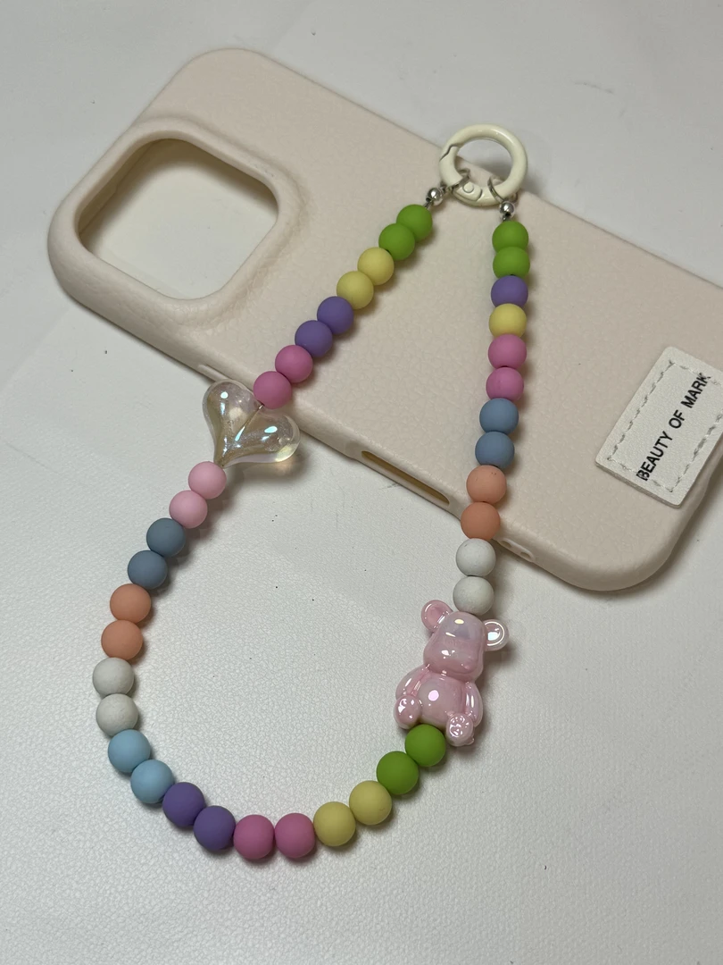 精品高端琉璃手绘合金高货手机链挂饰