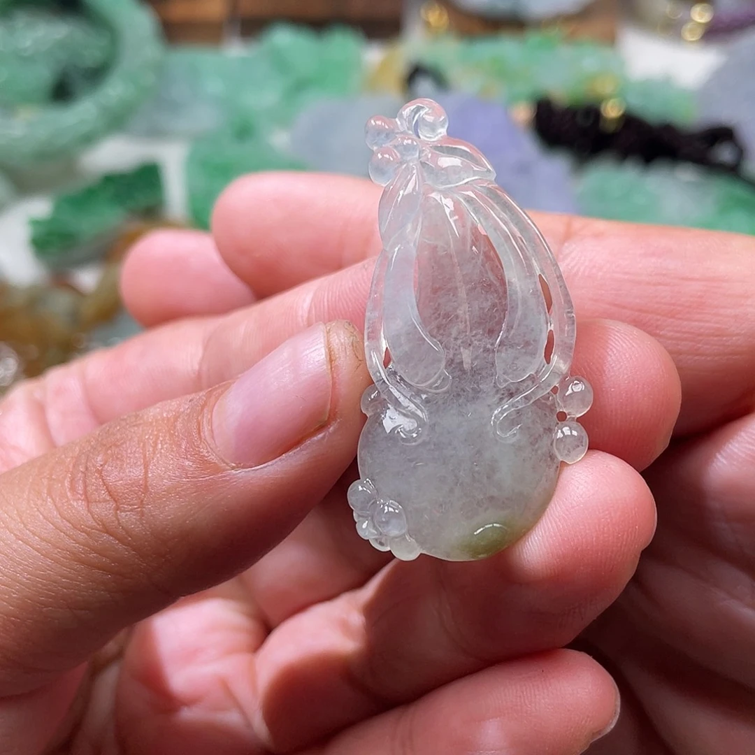 颈饰未镶嵌翡翠翡玉缘翡翠