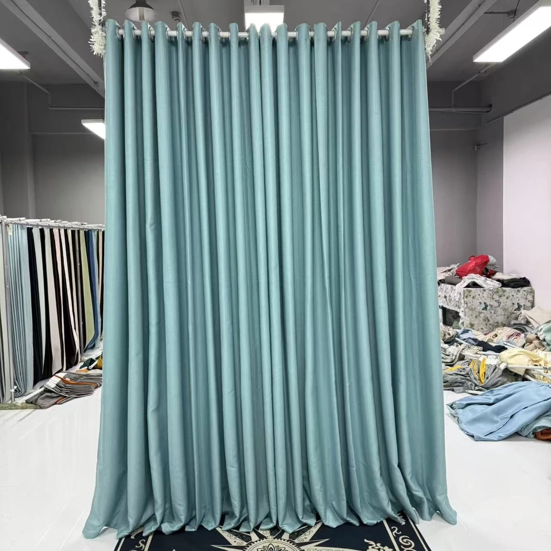 a46成品窗帘清货6米对开高度2.7（两片3米）