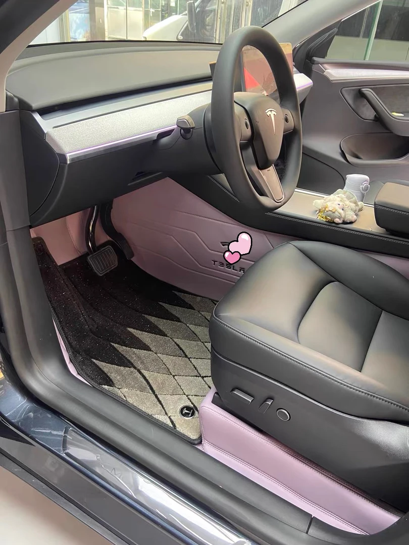 360航空软包2025款特斯拉modely model3焕新版毛豆Y专用全包脚垫