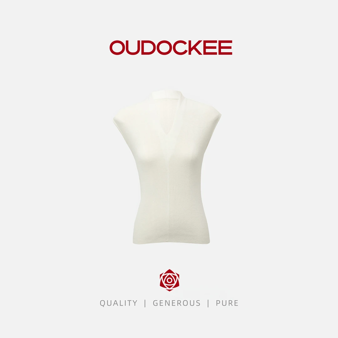 OUDOCKEE 鸥鸥【绵羊毛】女主角 T恤背心纯色休闲 H2502X292T