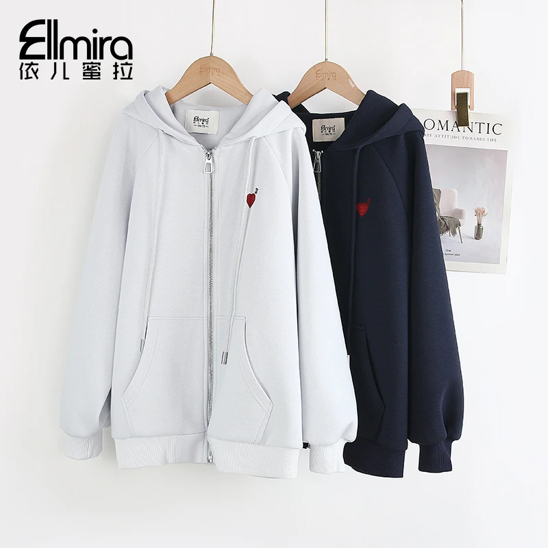 8914连帽外套春装开衫卫衣休闲运动宽松上衣2025新款韩版洋气潮流