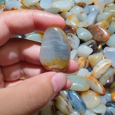 和田玉（糖玉）未镶嵌颈饰13.7克