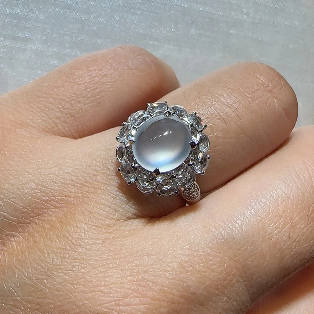 翡翠18K金镶嵌戒指戒指